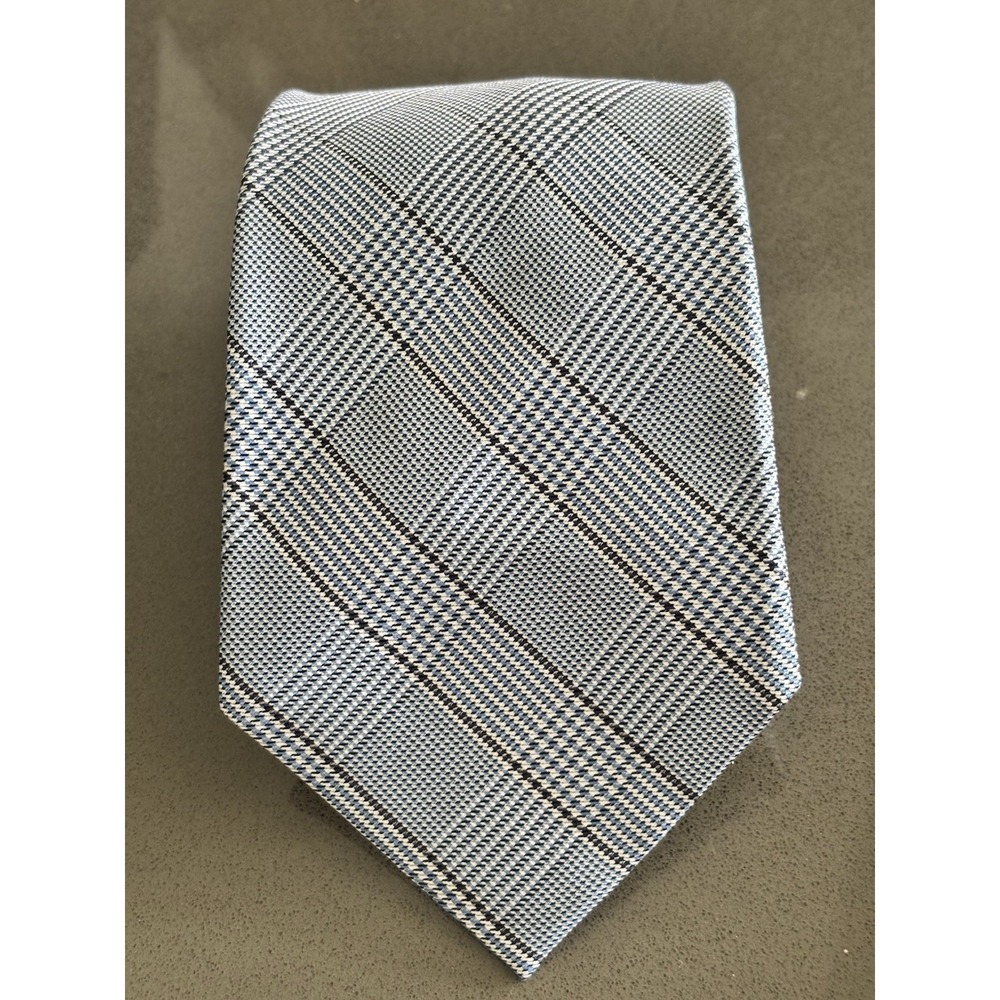 Lauren Ralph Lauren Silk Tie Necktie Blue Plaid 3"W 58"L